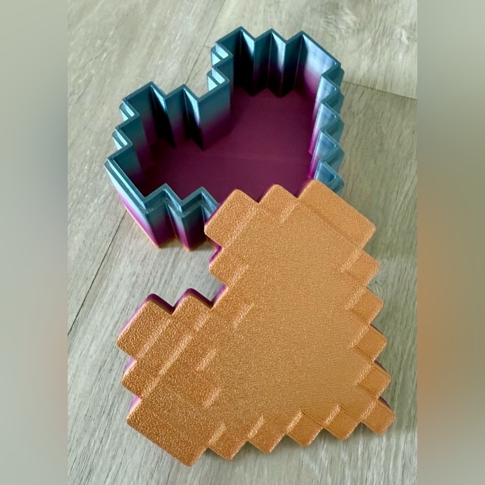 3D Printed Frustration Heart‎ Jewelry Box Valentines Gift